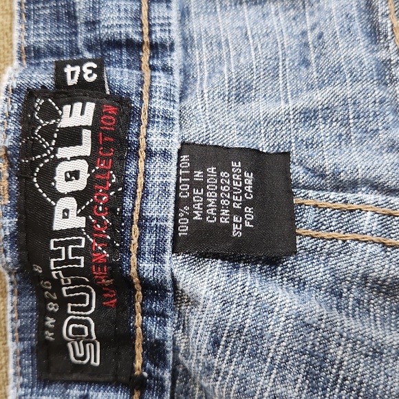 Vintage South Pole Jeans Size 34 - Picture 9 of 9